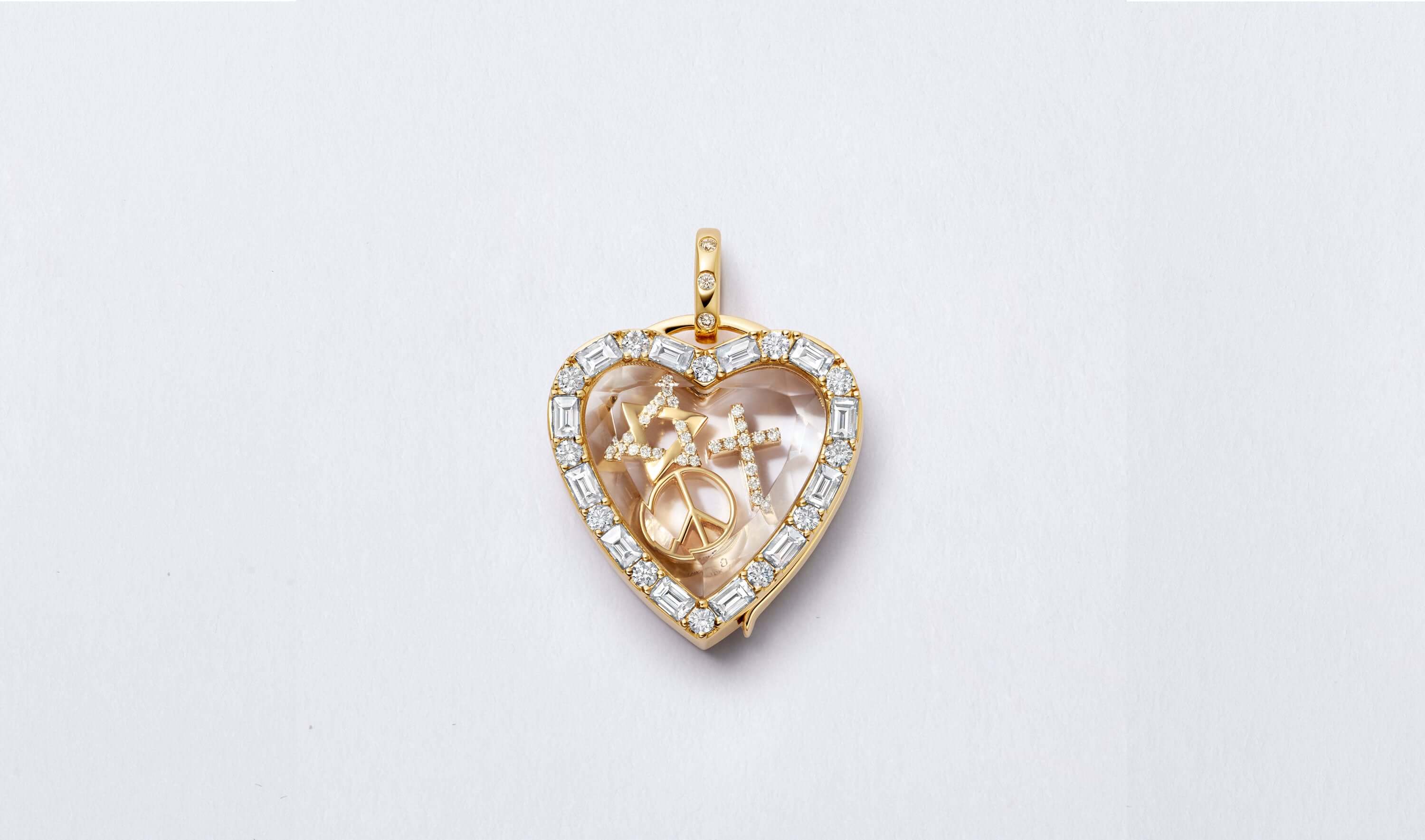 Pırlanta Haç Charm