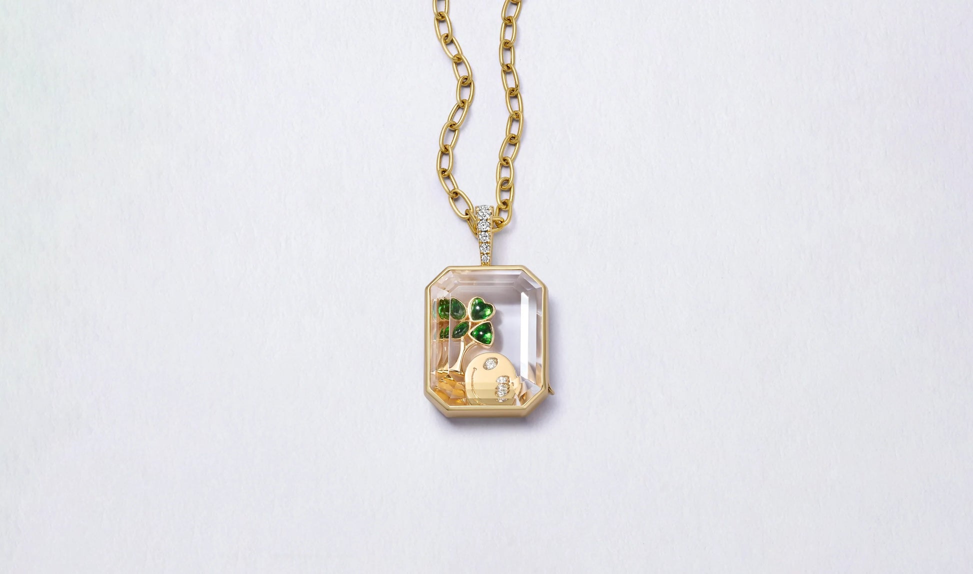 Pırlanta Kolye Başlığı